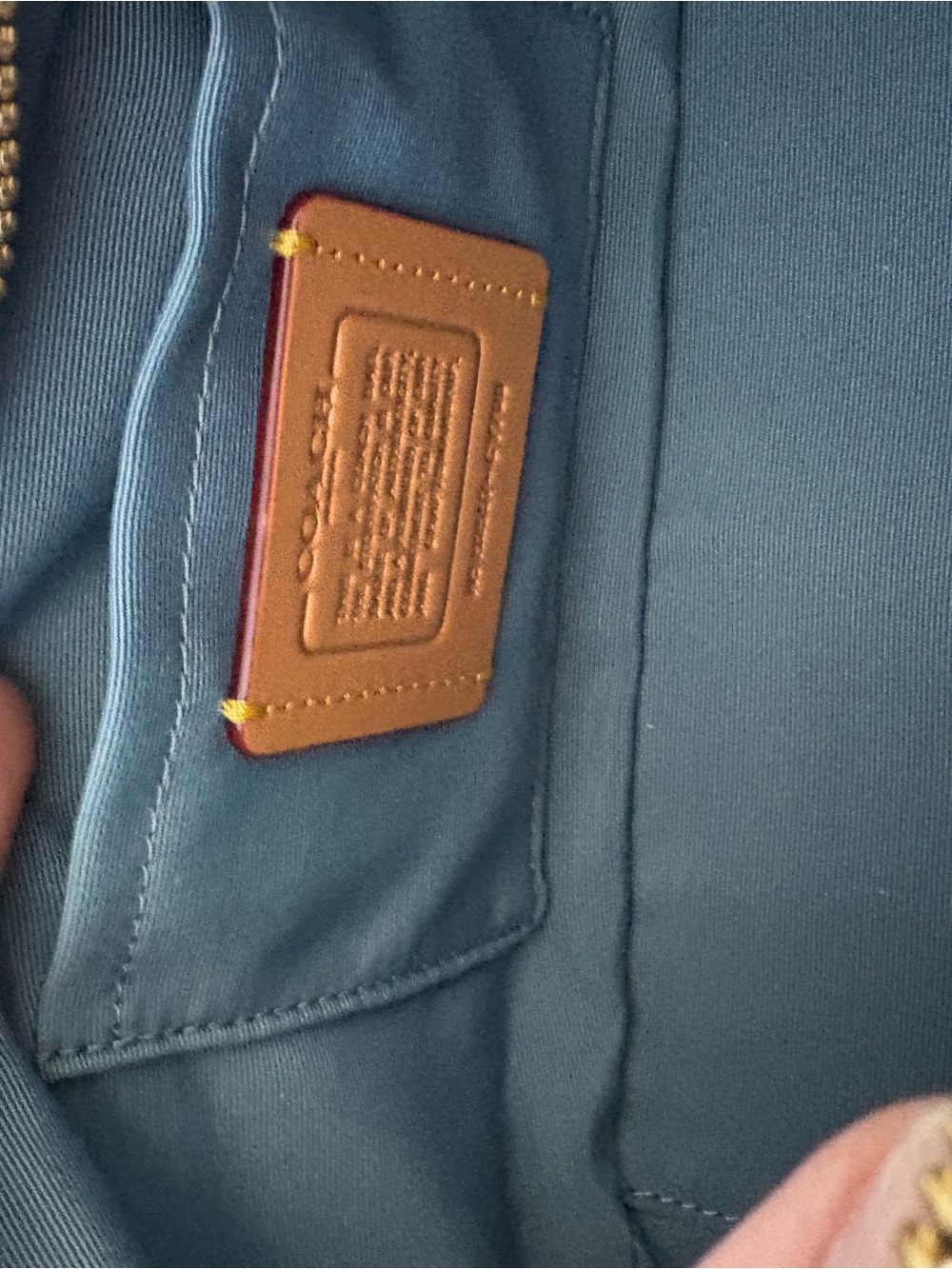 Coach Outlet Signature Denim Ashton Shoulder Bag - Picture 12 of 12